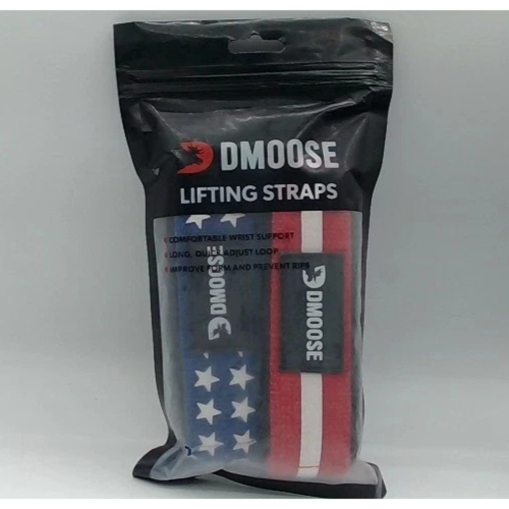 DMoose Weight Lifting Straps Gym Workout Training Weightlifting Wrist Support